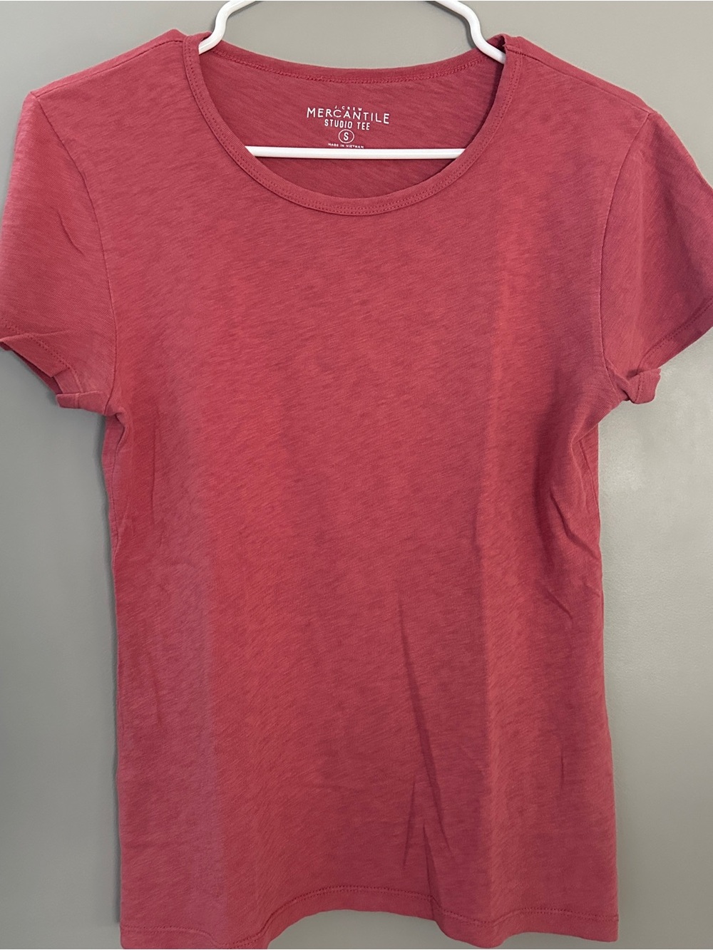 Women's Short Sleeve Crewneck Tee - Dusty Rose